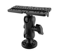 Support de montage : support de poisson étanche, support de radeau réutilisable universel | Étagère de montage électronique de kayak, parenthèses de poissons ponton de bateau, accessoire