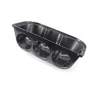 Support de montage trois jauges à 3 trous Dash 52mm motif carbone ABS qualité supérieure solide facile installer s adapte la plupart des voitures maintien ferme jauge améliore l apparence intérieure v