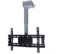 Support de Montage TV au Plafond réglable motorisé Mécanisme de Levage électrique pour téléviseur avec télécommande pour téléviseurs jusqu'à 65 Pouces Conception Peu encombrante in