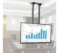 Support de montage TV au plafond réglable - Support de montage TV au plafond, convient aux écrans plats LED de 55 à 100 pouces, réglage de l'angle 3°/-20°, max 900 x 400 mm, support TV suspendu bipola