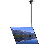 Support de Montage TV Plafond pour écran LED 32 à 70 Pouces, 600 x 400 mm Max., Montage Facile, Support TV Multifonction avec Plateau de Table