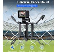 Support de montage universel en aluminium pour caméras sportives et téléphones, capacité de charge de 300 g