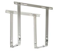 Support de Montage Universel pour climatiseur sans Conduit au Plafond, Support de Support pour Pompe à Chaleur de Type Mini Split, Support d'unité de condenseur extérieur Peu encombrant, Sup