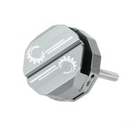 Support de montre de vélo en acier inoxydable avec base de phare pour vélo de route et VTT, support compact pour vélo de plein air et sports de plein air (couleur titane)