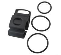 Support de montre intelligente en silicone pour Garmin et montres, support de vélo pour guidon rond et plat, support de montre de vélo sécurisé avec sangles, noir