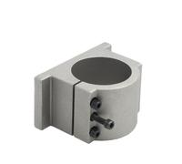 Support de moteur broche machine à graver Support de broche en fonte d'aluminium, 65mm, 80mm, 100mm, pince fixation, support montage, accessoires CNC, pièce(65mm)