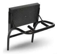 Support de moteur de bateau gonflable portable, support 4CV, cadre en métal résistant à l'abrasion avec planche en plastique, pour kayaks, canoës et bateaux gonflables (support B en métal)