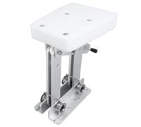 Support de moteur de bateau, support de moteur hors-bord, support en alliage d’aluminium à 5 vitesses réglable pour moteur 2 temps de 7,5 à 20 ch, avec poignée à assistance par