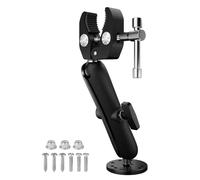 Support de moteur en alliage d'aluminium - Pince stabilisatrice réglable à 360 °, support de bateau pour kayak, installation facile, rail de toit de bateau, moteur à vagues sûr, support de stabilité