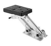 Support de moteur hors-bord Aramox, support de support de moteur auxiliaire hors-bord en aluminium réglable pour 2 temps de 7,5 à 20 CV