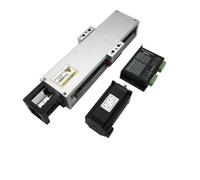 Support de moteur pas à pas de 57 mm, module fermé, double rail de guidage linéaire, platine coulissante, axe XYZ, couvercle anti-poussière avec moteur pas à pas Nema23 de 57 mm(200mm SFU1605)