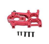Support de moteur RC en alliage d'aluminium haute résistance pour véhicules RC Arrma 6s Kraton Outcast Senton Typhon 1/8, conception durable et légère en 2 pièces (Rouge)