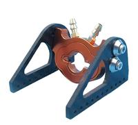 Support De Moteur Refroidi À l'eau 28/29mm pour Bateau RC - Bracket en Alliage D'aluminium CNC, Support pour Moteur sans Balais avec Plaques Latérales en Fibre De Verre Époxy(Black)