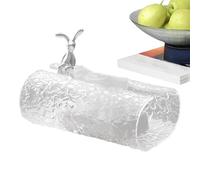 Support de mouchoir en acrylique moderne - Couverture de boîte à mouchoir avec motif vague d'eau, serviettes de porte de transparentes | Organisateur Box Phaeker dans Light Luxury Style, Eleg