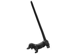 Support de mouchoirs en fer de style vintage élégant motif saucisses en forme de chien pour comptoir de cuisine, décoration de café, décoration de maison en fonte