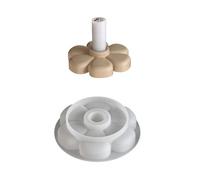 Support de moule en silicone en forme de fleur fait à la main pour la fabrication de moules à fleurs en silicone