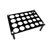 Support De Moule En Silicone Pour Pièces D échecs,Artisanat Avec Quatre Pieds | Support Métallique De Moule En Silicone Pour Pièces D échecs À 24 Trous,Pour Rassemblement Maison Studio Débutants