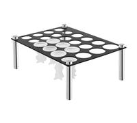 Support De Moule En Silicone Pour Pièces D échecs | Artisanat en Résine Époxy | Support métallique 24 trous pour moule silicone pièces d'échecs,Pour Maison Studio Cours d Artisanat Rassemblement Début