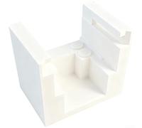 Support de moulin à café pour Gemilai 9015A 9015C avec anneau de 71 mm et doublure en silicone, offrant un placement stable et une collecte facile du café (blanc)