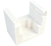 Support de moulin à café pour gemilai 9015A 9015C avec plateau extractible, rembourrage en silicone antidérapant et anneau de 71 mm pour moudre le café mains libres (blanc)