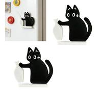 Support De Moustaches De Chat 2 Pièces | Acrylique Chats Moustaches Souvenir Vase Réfrigérateur Aimant | Décor Mural De Bureau Mignon, Support en Fourrure De Chat, Cadeau d'amoureux De Chats