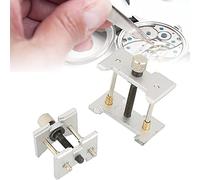 Support de mouvement de montre en métal, pince de mouvement de montre, ensemble de support de mouvement de montre, support d'outil, support réversible 2 en 1, étau de boîtier de montre, outil de réparation pour horloger