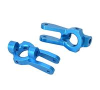 Support de moyeu avant en alliage d’aluminium L/R pour voiture RC WL Toys 1/10 - K949, accessoires de mise à niveau usinés avec précision par CNC, disponibles en plusieurs couleurs (Bleu K949-002B)