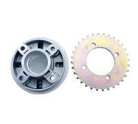 Support de moyeu de pignon arrière 32T Compatible avec Moto Dirt Bike PW80 PY80