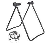 Support de moyeu de Roue Triple vélo Support de Pied en Forme de U Support Noir à paroi Mince Tube en Acier de vélo Support de Support de béquille Cadre de stationnement