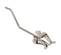 Support de musique de marche, pupitre en fer argenté, pince à partitions Lyre portable légère avec une excellente finition, pour les performances de saxophone alto et de fanfare (UNE)