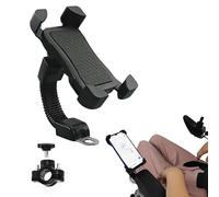 Support de navigation de fauteuil roulant pour téléphone portable support de téléphone mobile réglable à 360° pour la navigation de scooter électrique pour IP 13 14 15 16 17 pro Max Galaxy