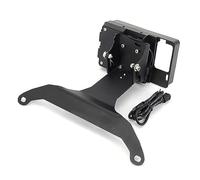 Support De Navigation De Support De GPS De Bâti De Pare-Brise De Moto pour SYM pour JOYMAX pour Z300 sur Le Guidon De La Moto(A Set)