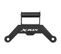 Support De Navigation GPS pour Moto pour Y&amaha XMAX300 Xmax X-Max 300 2023 2024, Support De Téléphone Portable GPS Réglable Support Navigation GPS Bâti Téléphone(Noir A)