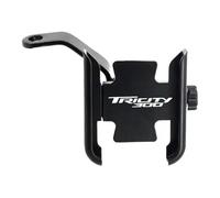 Support De Navigation pour Moto pour Yamaha Tricity 300 Téléphone Portable Extensible pour Guidon Rétroviseur, Pièces Détachées, GPS GPS Navigation Titulaire(Noir 2)