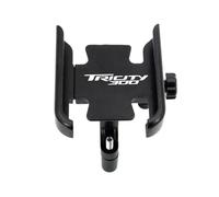 Support De Navigation pour Moto pour Yamaha Tricity 300 Téléphone Portable Extensible pour Guidon Rétroviseur, Pièces Détachées, GPS GPS Navigation Titulaire(Noir 1)