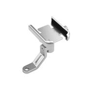 Support De Navigation pour Téléphone Moto pour Silver Wing 400 600 Pièces GPS pour Smartphone avec Rétroviseur en Aluminium CNC GPS Navigation Titulaire(Argent2)