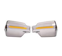 Support De Navigation Protège-Mains Moto pour Majesty 125 250 400 S155 YP250 Protection Coupe-Vent pour Les Mains Et Le Guidon(Titane Transparent)