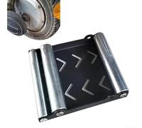 Support de nettoyage de pneus double roue en acier robuste | Compatible avec deux roues, roulements lisses à haute vitesse, pour un design facile à rouler, nettoyage de la chaîne
