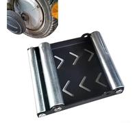 Support de nettoyage de roue de moto double support de roue stable structure métallique compacte rampe élévateur pour la plupart des motos installation facile pour