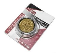 Support de nettoyeur de pointe de fer à souder avec boule éponge en fil de laiton, permet de nettoyer l'eau pour éviter le refroidissement, poignée rabattable sert de repose-fer