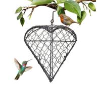 Support de nidification d'oiseau en forme de cœur fait à la main en fer rechargeable, pour intérieur ou extérieur, volière, perchoir pour dormir, se cacher, se reposer