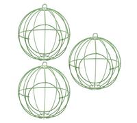 Support de Nidification pour Oiseaux, Globe en Métal, Maille Verte | Petits Oiseaux Sauvages, Jardin et Arrière-cour, Limite Frottements, Réduit Casse des Plumage