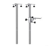 Support de niveau de plafond pour une suspension précise à l'aide d'un système de réglage fileté et d'une plate-forme de montage triangulaire renforcée (sans régulateur)