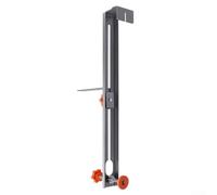 Support de niveau en acier inoxydable pour 2/3/5/8/12/16 niveaux de ligne, support mural réglable avec échelle, longueur de 450 mm et plage de réglage de la hauteur de 32 cm pour la maison et