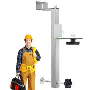 Support de niveau mural | Acier Inoxydable Renforcé | Support Niveau Fixation Murale,Pour La Construction Et La Rénovation Domestique Passage Conduits Électriciens Pose Carrelage