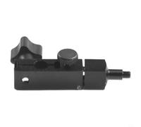 Support de niveau pivotant réglable pour indicateur de cadran et indicateur de cadran à levier, support de base magnétique avec construction en aluminium, 1,2 x 6,6 cm (