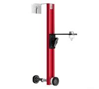 Support de niveau réglable avec adaptateur pour la construction - Support de montage en alliage d'aluminium, design stabilisateur à 3 points, bouton antidérapant, (600 mm)