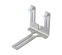 Support de niveau réglable en acier inoxydable avec pivot à 360 degrés pour un montage sécurisé des instruments de nivellement sur les murs ou les espaces de travail (1 pièce)