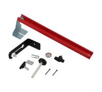 Support de niveau réglable pour la construction - Support de montage en alliage d'aluminium avec adaptateur, design stabilisateur à trois points, adapté (300 mm)