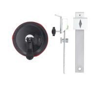 Support de nivellement avec ventouse à bulles, support en alliage d'aluminium, niveleur réglable pour support mural, adaptateur 5 8 11